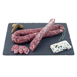 Saucisse sèche au Roquefort