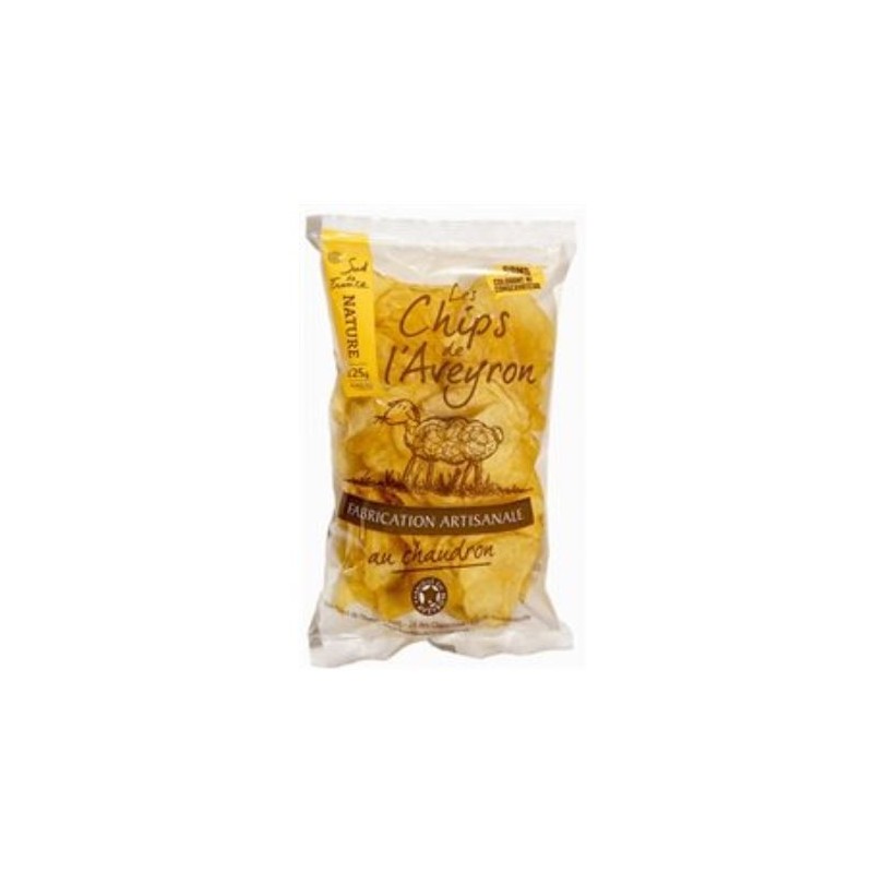 Chips de l'Aveyron Nature 125gr