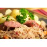 Saucisse de Montbéliard cuite par 2 Saucisse de Montbéliard cuite par 2