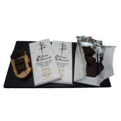 Tablette Chocolat Noir aux éclats de fèves de cacao - 78 % cacao