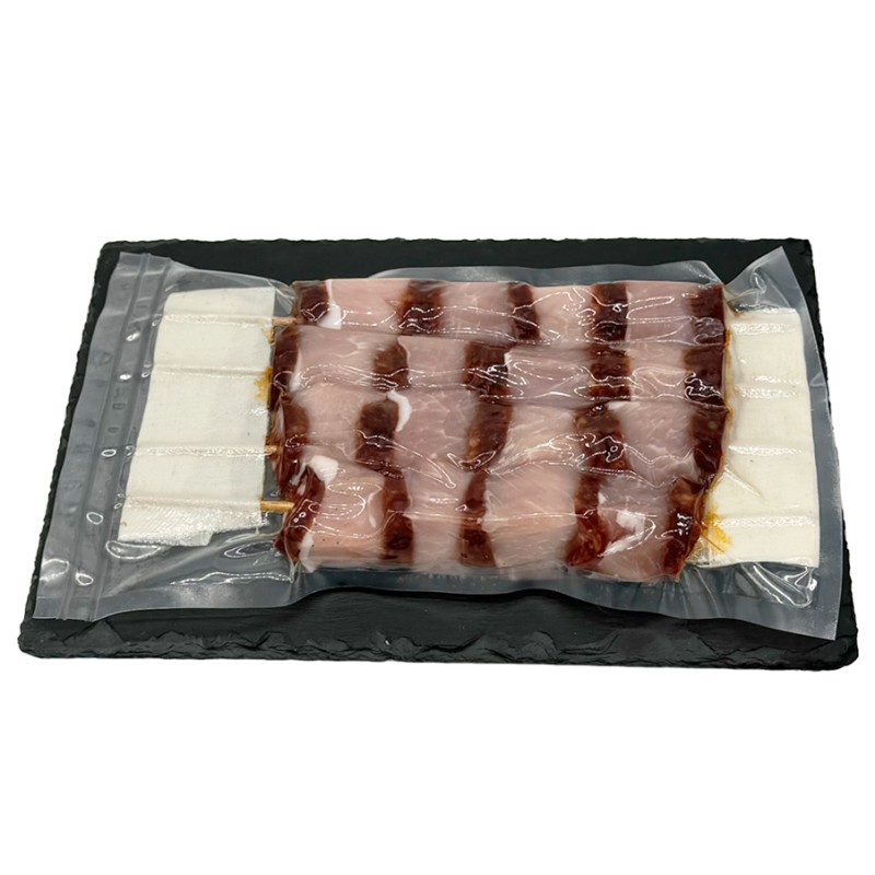 Brochettes Porc Chorizo, sous vide