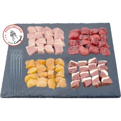 Colis de Viande à Brochettes