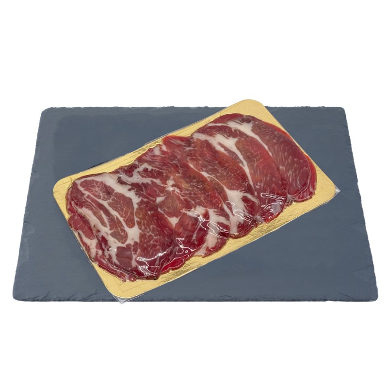 Coppa séchée tranchée plaquette