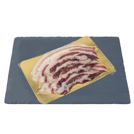 Ventrèche séchée tranchée plaquette