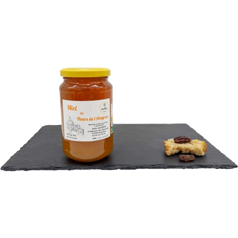 Miel de Fleurs de l'Aveyron Inès Lacroix 500gr
