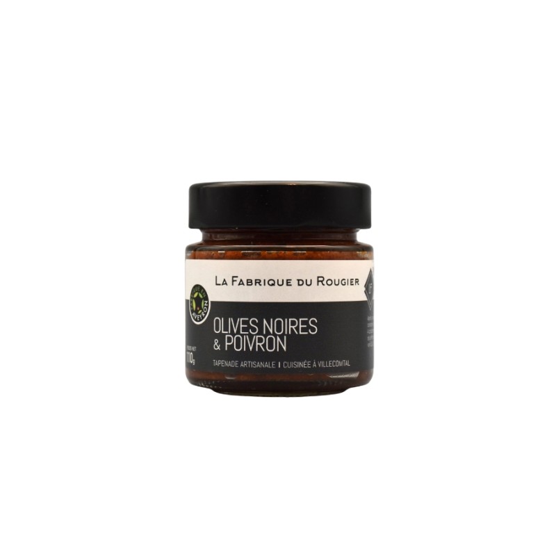 Tapenade Olives Noires Poivron