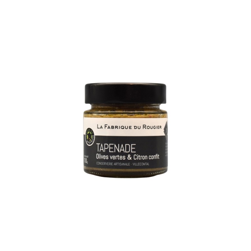 Tapenade Olives Vertes Citron
