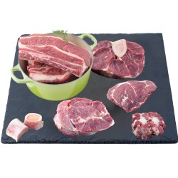 Pot au feu "5 viandes" - 6 personnes - race Aubrac